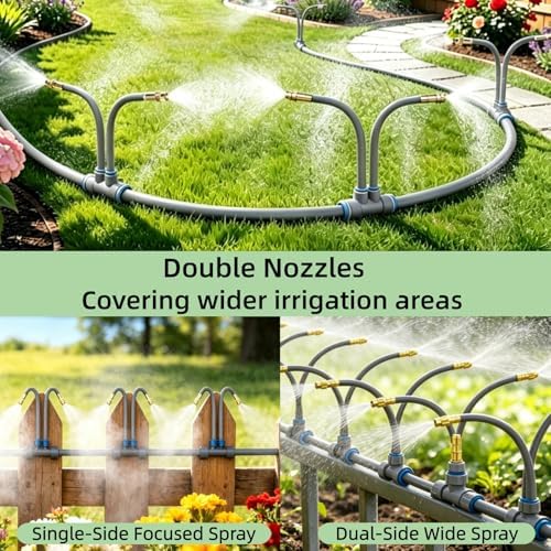 66 FT Drip Irrigation System - 360° Adjustable Garden Watering System - Image 3