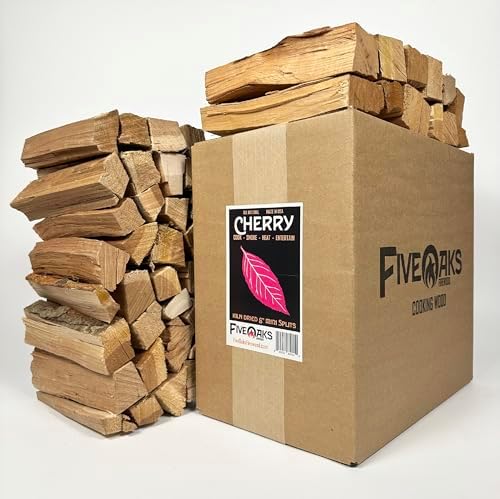 Cherry Mini Split 8" Cooking, Grilling, Smoking Wood, Approx 17lbs Product of USA 1,248 cu. in. by Unknown