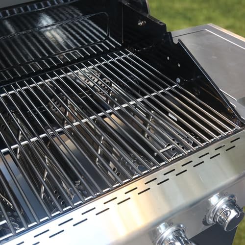 CANDANA Replacement Parts for Nexgrill 4 Burner 720-0830H 720-0830D 720-0783C 720-0783E 720-0958A, 17" Stainless Steel Grill Grate, Grill Burner, Heat Plate, Igniters for 5 Burner 720-0888N - Image 6