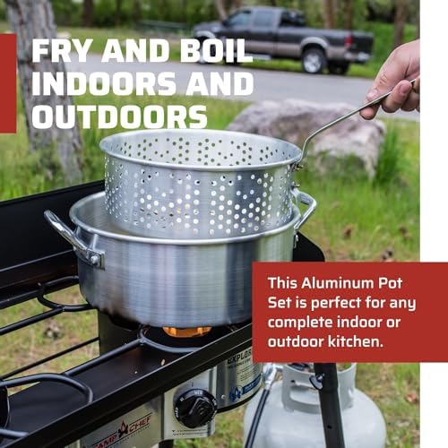 Camp Chef 10.5-Quart Aluminum Pot Set, 2-Piece - Image 2
