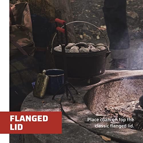 Camp Chef 12 in. Cast Iron Dutch Oven, Pre-Seasoned - Image 4