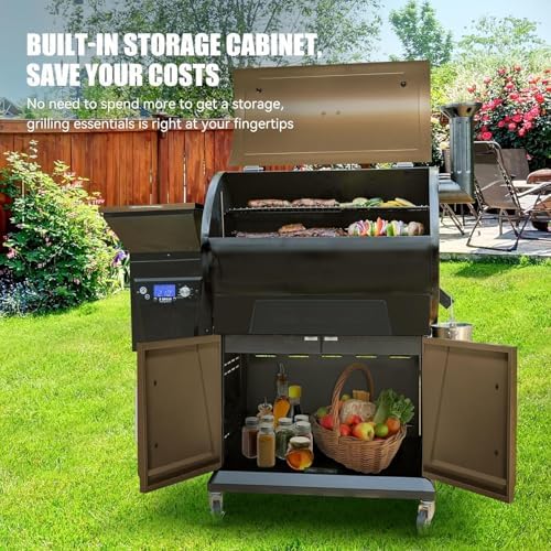 Z GRILLS 2026 Electric Pellet Smoker & Grill, 700 sq. in Cooking Space, PID 3.0 Precision Control, Dual Meat Probes, 28-Hour Hopper, Dual-Wall Insulated Base, 8-in-1 BBQ with Cover - Image 6