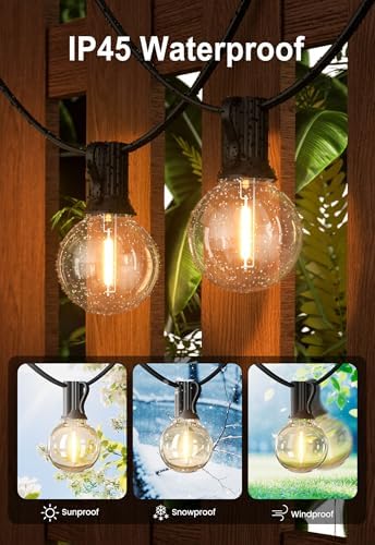 Outdoor String Lights Waterproof 400FT Outside Patio Lights for Bistro Cafe - Image 2