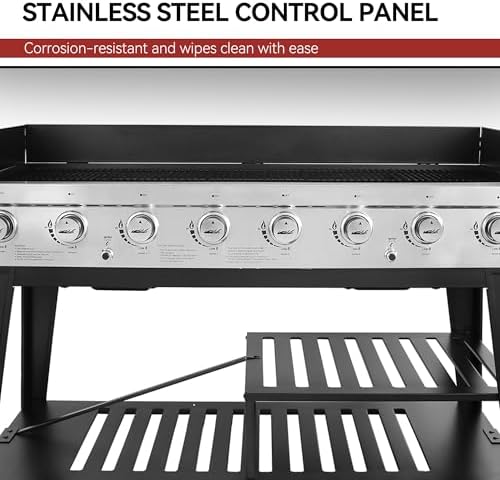 Royal Gourmet 8-Burner Gas Grill, 104,000 BTUs Liquid Propane Grill - Image 6
