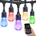 XMCOSY+ Smart Outdoor String Lights 98FT, LED Patio Lights with App Control by XMcosy