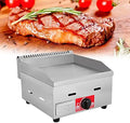 Gas Griddle LPG Commercial Stainless Steel Heavy Duty Restaurant Outdoor Griddle Gas Baking Plate Burger Grill Large Non-Stick Burners Flat Hot Plate and Can Cook for Medium to High Volumes,718b by Unknown