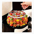 Foldable Air Fryer BBQ Grill Rack 24 Vertical Skewers by Unknown