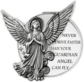 Guardian Angel Visor Clip for Car,Never Drive Faster Clip 2.95 Inch, Drive Safe Inspirational Gifts for Women Men by Meliatomia