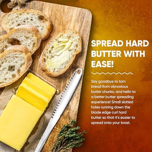 Simple preading Stainless Steel Butter Spreader knife, Butter Knife - 3 in 1 Kitchen Gadgets (4) - Image 5