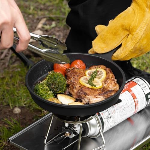 Captain Stag UG-3095 Kitchen Utensils, Frying Pan, Aluminum, Skillet, 6.3 inches (16 cm), Induction Compatible, Fluorine Resin Processing, No Seasoning Needed - Image 7
