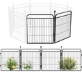Gardner Pet Dog Playpens, 24" H 2 Add-on Panels for Small/Medium Dogs, Foldable Pet Play Yard Gate Extensions, Pet Playpen, Anti-Rust, Quick Install, Black by GardnerPet