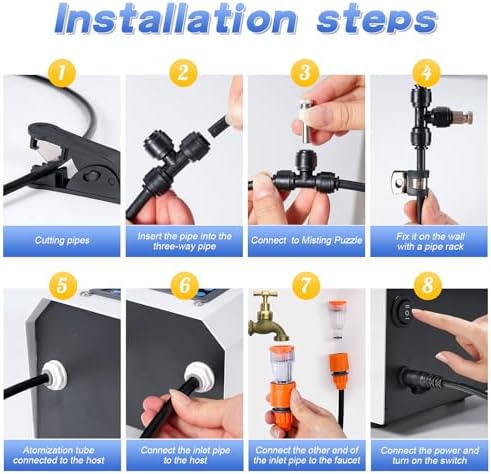 Portable Misting System, Outdoor Misting Cooling System - Image 7
