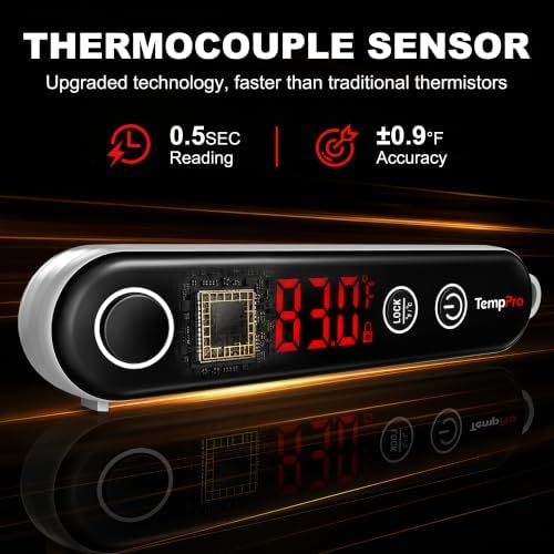 TempPro TempSwift 0.5 Sec Instant Read Meat Thermometer Digital - Image 2