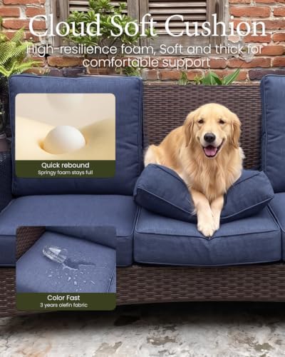 LayinSun 6 Pieces Outdoor Patio Furniture Set - Image 3