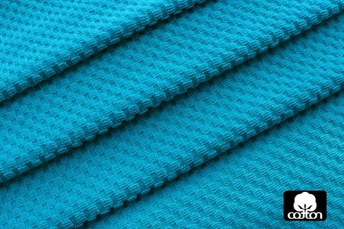COTTON CRAFT Pool Lounge Chair Cover - 2 Pack Euro Spa Waffle Weave - Aqua - Image 7