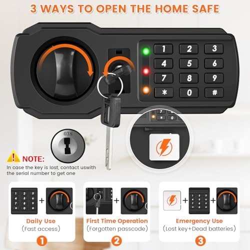 7.0 cu ft Large Safe Box for Home & Office | 27.56"H Anti-Theft Safety Box - Image 6