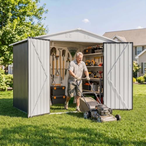 WKM 6x8 FT Outdoor Storage Shed - Image 6