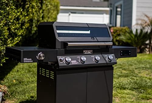 Monument Grills Denali Series, Denali 425 4-Burner Liquid Propane Gas Smart BBQ Grill Stainless Steel with BBQ Cover (2 items) - Image 4