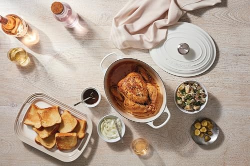 Le Creuset Enameled Cast Iron Oval Dutch Oven, 8 qt., White - Image 5
