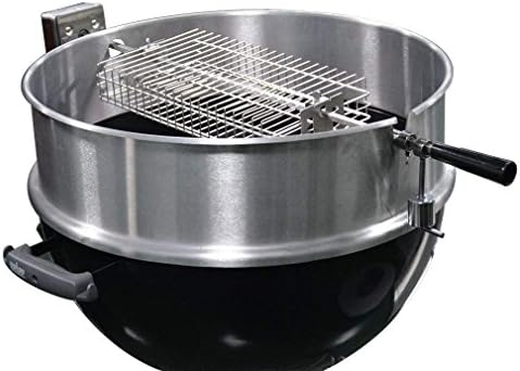 onlyfire 6042 Chrome Plated Steel Flat Rotisserie Basket for Most Grills - Image 4