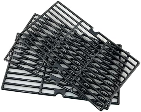 Parts DC121 16 7/8" Polished Porcelain Coated Cast Iron Grill Grates Replacement for Charbroil 463432215, 463436213, 463436214, 463436215, 463441312, 463441514, Thermos 461442114 Grills - Image 3