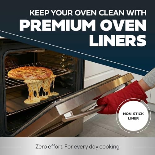 Cooks Innovations Non-Stick Oven Liner 3 Pack BPA-Free Heat Resistant Mat - Image 3