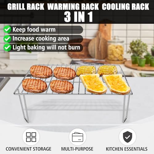 304 Stainless Warming Rack for Green Mountain Davy Crockett, GMG-6016 - Image 4