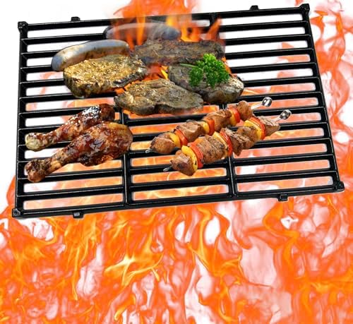 DC130 17.5" 7638 2pk Cast Iron Cooking Grill Grates Replacement for Weber Spirit 300, 310, 320 Series, Spirit 700, Genesis Silver B/C, Genesis Gold B/C, Genesis Platinum B/C Gas Grills - Image 5