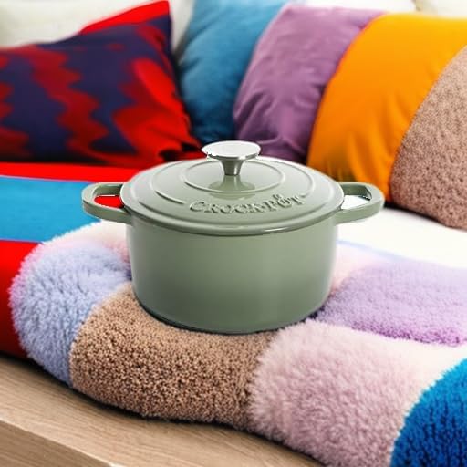 Crock Pot Artisan Round Enameled Cast Iron Dutch Oven, 7-Quart, Pistachio Green - Image 2
