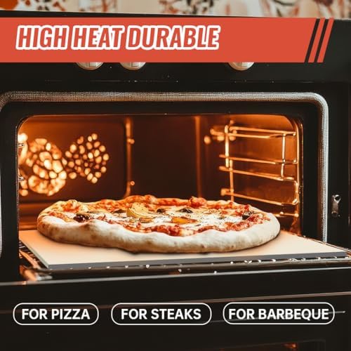 Extra Large 24 x 17 3/4 Inch Rectangular Pizza Stone for Oven and Grill - Image 2