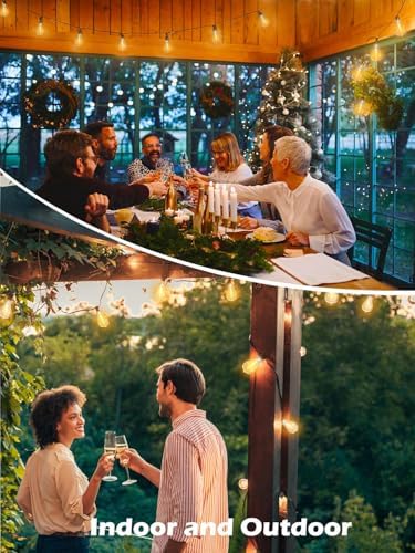 Outdoor String Lights 36FT Patio Light Waterproof for Backyard Porch Bistro - Image 6