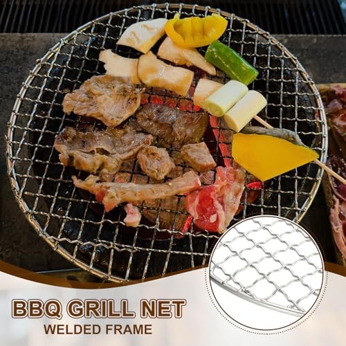 uxcell 15 Inch Round Cooking Rack, Stainless Steel Canning Racks with Legs, Barbecue Mesh Grill for Baking Cooling Steaming Cookware - Image 4