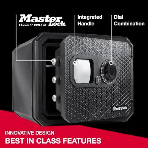 SentrySafe Fireproof and Waterproof Shelf Safe, Large Home or Office Safe with Dial Combination Lock and Override Key, 0.81 Cubic Feet, FPW082KSB - Image 2