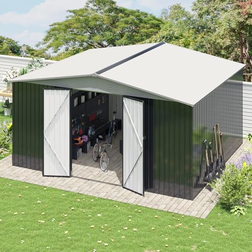 Polar Aurora 12x14 FT Outdoor Storage Shed - Image 6
