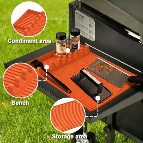 Full-Edge 36" 3-Piece Silicone Griddle Protection Kit - Image 4