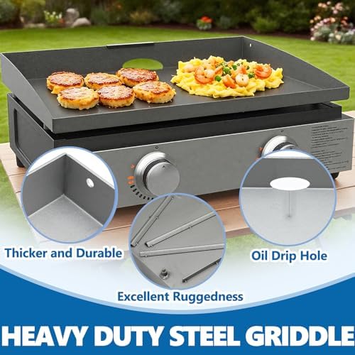 22 Inch Griddle Replacement Top for Blackstone 22 Inch Tabletop Griddles - Image 3