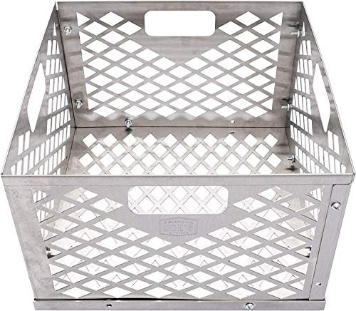 Oklahoma Joe's 5279338P04 Stainless Steel Offset Smoker Charcoal Firebox Basket, Silver - Image 2