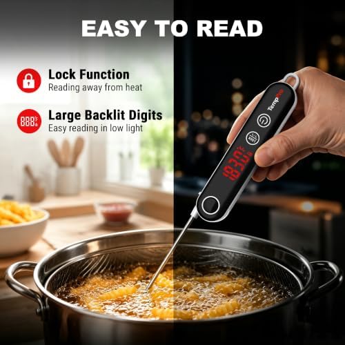 TempPro TempSwift 0.5 Sec Instant Read Meat Thermometer Digital - Image 3