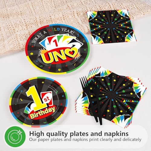 96Pcs Card Game 1st Birthday Game Night Party Decorations Serves 24 - Image 3
