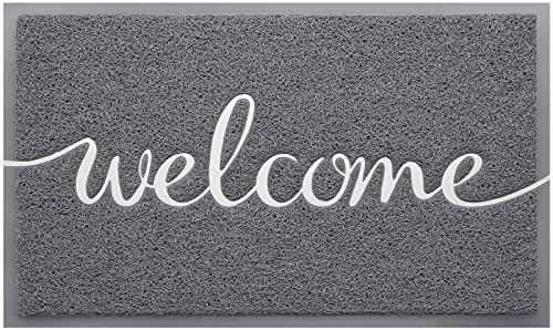 Door Mat Welcome Mat Floor Mat for Entryway, Patio, High Traffic Areas by Knockety