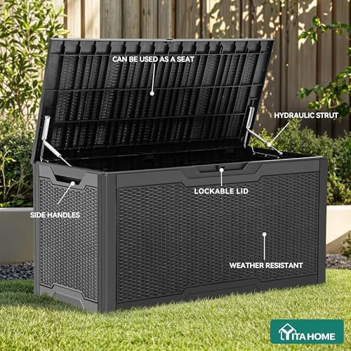 YITAHOME 100 Gallon Outdoor Storage Box - Image 6