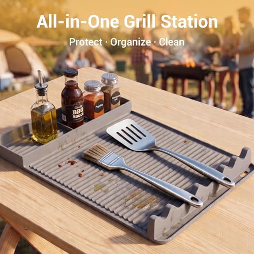 Silicone Grill Mat for Blackstone Griddles, 1 Pack, Grey Gift Box - Image 6