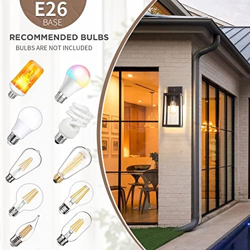 MAXvolador Outdoor Wall Light Fixtures, Exterior Waterproof Wall Lanterns - Image 4