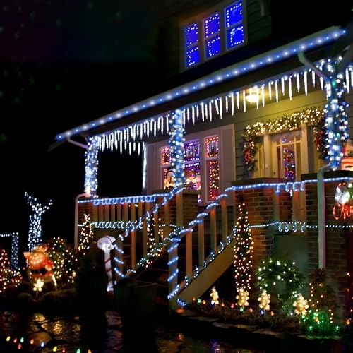 Solar Rope Lights, 66ft 200LED Solar String Lights, 8 Modes, Waterproof - Image 6
