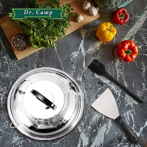 Dr. Camp Grill Accessories Set BBQ Grill Tools Set Heavy Duty Stainless Steel Grilling Tools Kit Complete Barbecue Tool Set for Outdoor Grill - Image 2