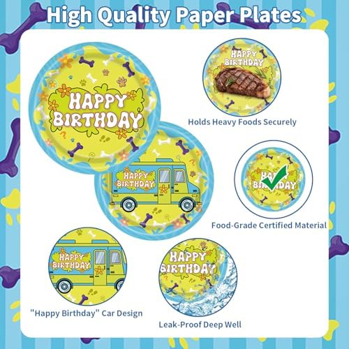 121PCS Cartoon Dog Party Decorations for 24 Guests - Image 4