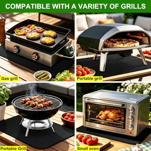 25 x 39 inch Heat Resistant Mats for Countertop fits Tabletop Grill - Image 5