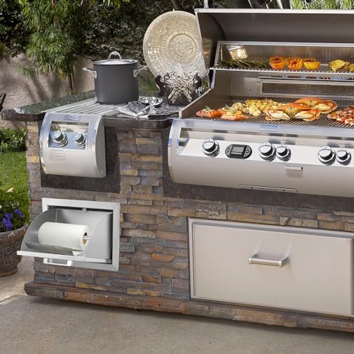 Outdoor Kitchen Paper Towel Holder Drawers,17" W x 11.25" H x 8.75" D Stainless Steel BBQ Drawer Works with Your Grilling or Prep Zones for Easy & Quick Clean up - Image 2
