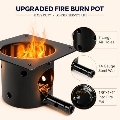 Enameled Steel Fire Burn Pot Replacement Parts for Traeger & Pit Boss - Image 4