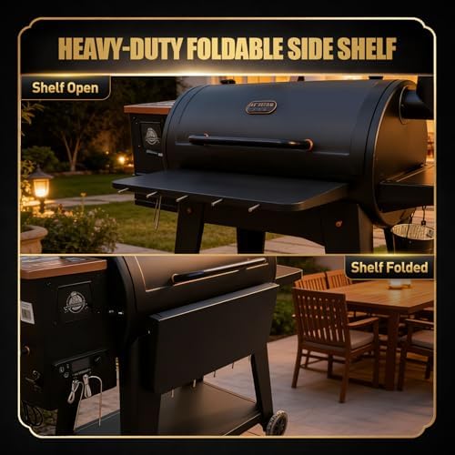 QuliMetal Foldable Front Shelf for Pit Boss Austin XL 1000/Savannah 1500 - Image 4